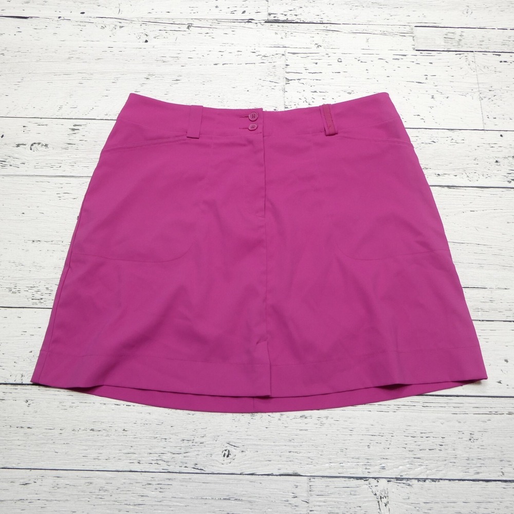 Nike Golf Skirt Womens Size 12 Pink Performance Polyester Stretch